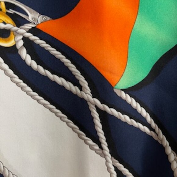 Rare Vintage Lauren Ralph Lauren 90's 100% Silk Shirt Blouse Button Down 10 - Picture 3 of 15